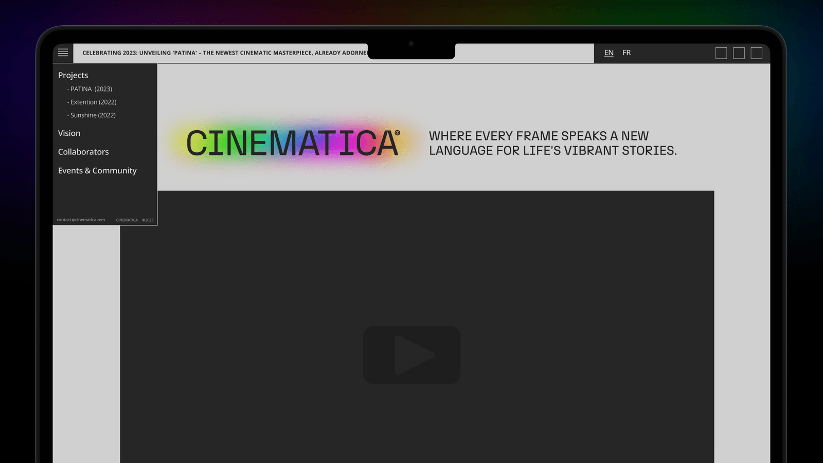 Cinematica Logo Slide 6